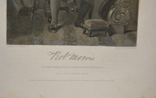 Rob Morris Declaration of Independence Antique 1850 ' s Engraving 3