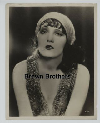Vintage 1920s Wampas Silent Film Star Pretty Pauline Starke Oversized Dbw Photo