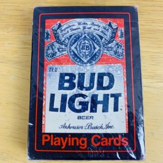 Vtg Bud Light Playing Deck Of Cards 371