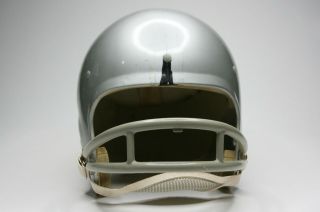 Vintage Raiders Football Helmet & Riddell Chin Strap - 1970s Rawlings HFNL 2
