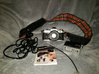 Vintage Canon Ae - 1 Camera With Flash