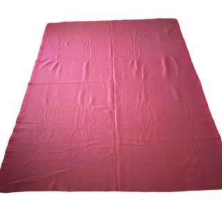 Vintage Chatham Acrylic Blanket Pink Satin Trim Size 102 x 91 Queen Full USA 3