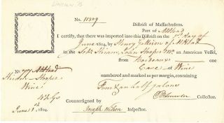 [British Surrender] Washington Appointee Benjamin Lincoln,  Port Collector in MA 3