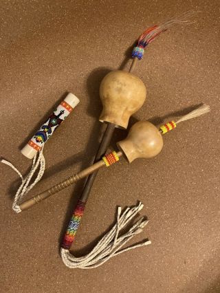 Native American Ceremonial Rattles