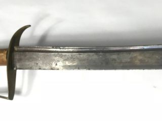 American Revolutionary War Hanger - Sword,  Partial Scabbard,  1775 - 1785 5