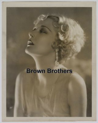 Vintage 1920s Hollywood Silent Film Beauty Gertrude Olmsted Glamour Photo - Bb