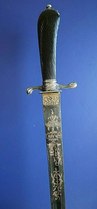 American Revolutionary War British French Animal Head Silver Hilt Sword Ca 1760