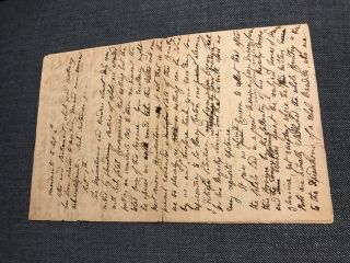 C1781 - 1782 Revolutionary War Petition (likely Siege Of Savannah)