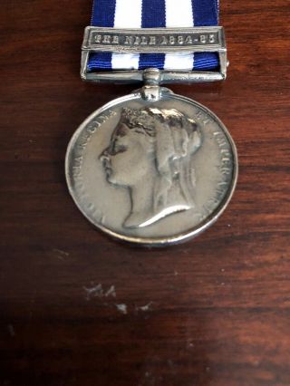 Military General Service Medal - Canada - British Army Egypt Medal 1884 - 85 Nile 2
