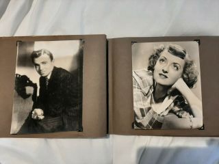 Vintage Photo Album 89 Signed Pics Of Hollywood Golden Age Stars