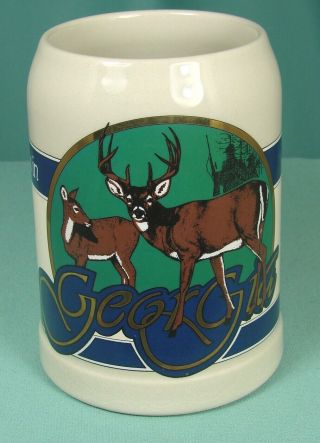 Budweiser Georgia Deer Stein Special Event Mug So64054 56 Of 732 Made