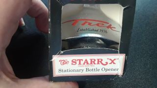 Vintage Starr X Bottle Opener Trek Brewing Since 1976 - Silver Color