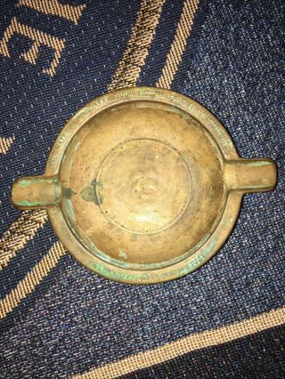 Uss Constitution Ash Tray Made From Material Taken From The Ship