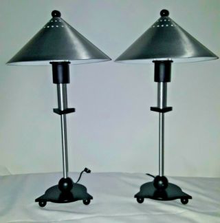 Vintage 80s Robert Sonneman Style Lamps