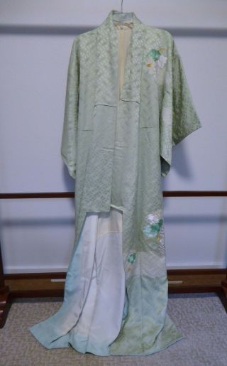 Japanese Silk Kimono,  Shibori