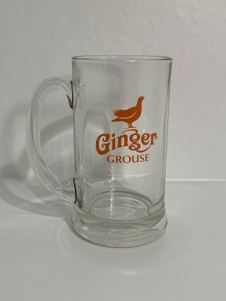 Ginger Grouse Heavy 1 Pint Glass Tankard Gift For A Ginger Pal