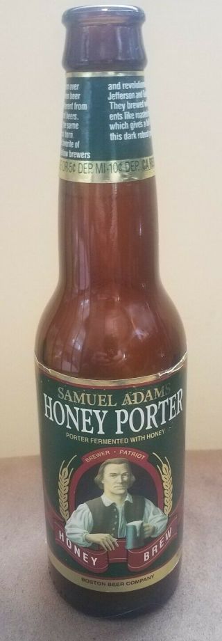 Sam Adams Honey Porter Vintage 1995 Discontinued 12oz Empty Beer Bottle