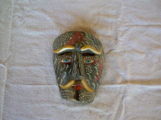 Vintage Hand Made Alebrije Style Colorful Folk Art Mask