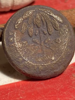 Dug Civil War South Carolina Coat Button Confederate 3