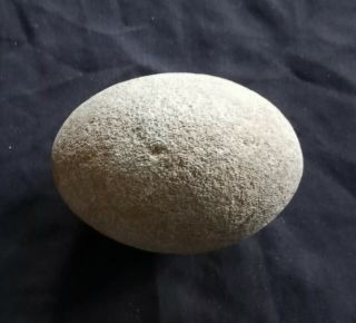 Early Susquehannock Indian Oval/ Egg Shaped Discoidal/nutting Stone/artifact Pa.