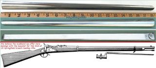 Metal Bayonet Scabbard For Post Civil War Indianwars Us Springfield.  45 - 70 Rifle