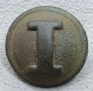 Excavated Confederate Cast I Infantry Coat Button