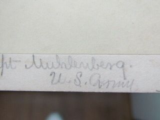 4th or 5th US Army Light Artillery Captain Muhlenberg & wife cdv photographs 3