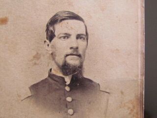 Captain Daniel Saeger 83rd Pennsylvania Infantry Cdv Photograph