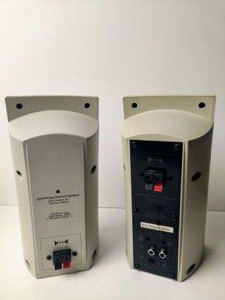 Vintage Apple Design Powered M6082 Computer Desktop Speakers 1993 3