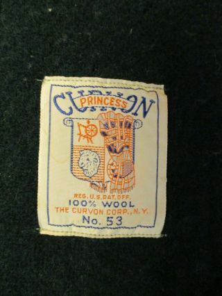 Vintage Curvon English 100 Wool Throw Car Stadium Blanket 37 1/2” X 43” No.  53