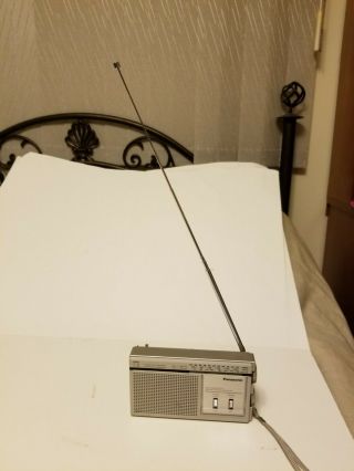 Vintage National Panasonic Rf - 081 Fm - Am Portable Radio Vguc