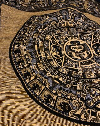 San Eduardo Aztec Style Blanket Large 72 X 88 3