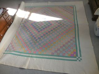 Vintage Handmade,  Hand Stitched Quilt 90 