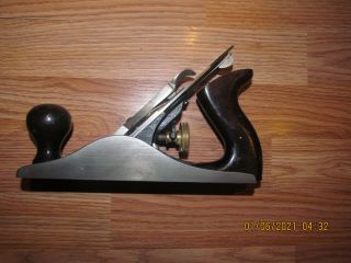 Vintage Stanley Bailey 4 Smooth Bottom Wood Plane