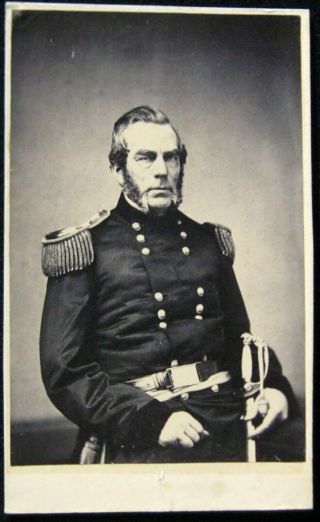 Cdv - Edwin Denison Morgan,  Union General / Gov.  Of York