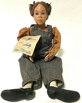 Vintage Daddy’s Long Legs Sally 13 " African American Girl Doll