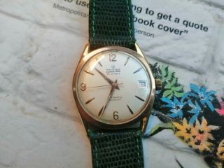 Vintage Mens Allaine 25 Jewels Incabloc Automatic Swiss Watch