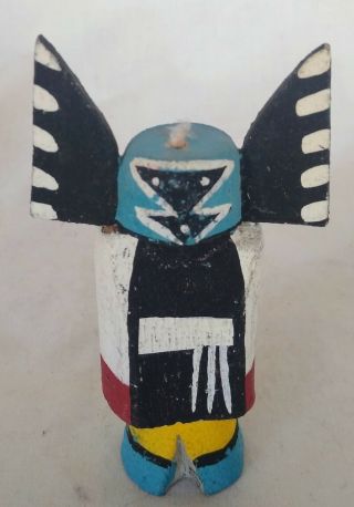 Old Route 66 Crow Mother Kachina Doll Signed Abbott Sackiestewa Fred Harvey