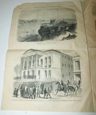 Jan.  12,  1861 York Illustrated News Civil War Newspaper 3