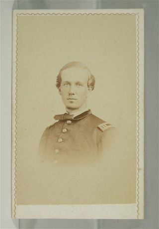 1860s Civil War Union Army Officer Cdv Photograph Baton Rouge Louisiana 3