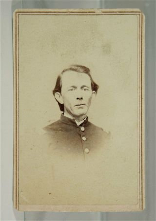 1860s Civil War Union Army Officer Cdv Photograph Baton Rouge Louisiana 1