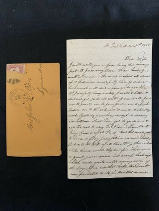 Civil War Soldier’s Letter 3/21/1865 Fort Worth (va. ) 4th Mass.  Heavy Artillery