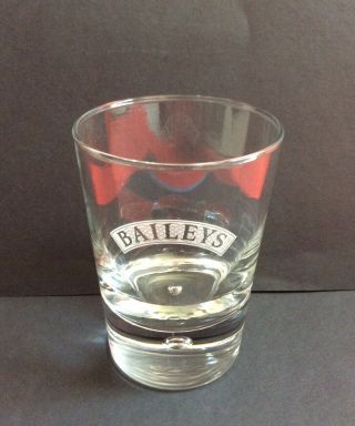 Baileys Irish Cream Liqueur Bubble Base Glass Tumbler
