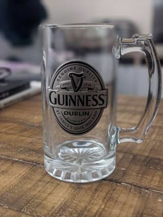 Guinness Extra Stout Beer Glass Mug,  St.  James 