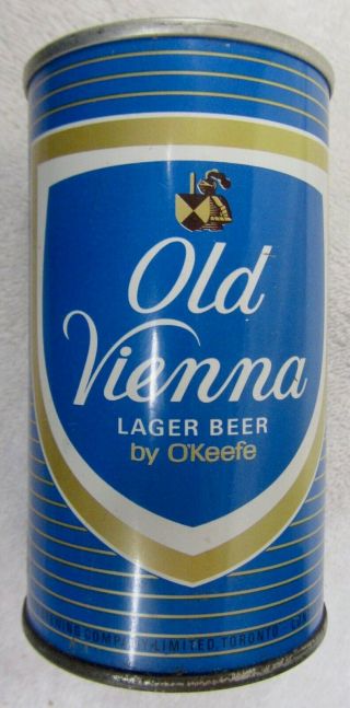 Vintage Old Vienna Lager Straight Steel Beer Can O 