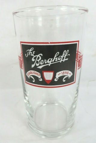 Vintage The Berghoff Beer Cocktail By Libbey Glass Chicago Restaurant 4 3/4 "