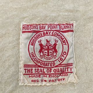 Hudson ' s Bay 4 Point 100 Wool Blanket 83 