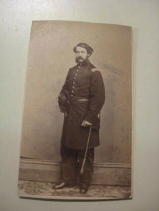 Ided 61st Ny Volunteers Civil War Cdv Captain Henry C Williams 61st Ny Vols