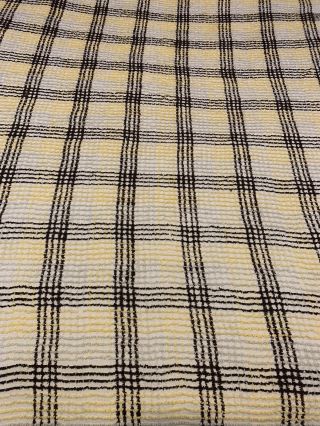 Vintage Cabin Crafts Needle Tuft Chenille Bedspread Blanket 95 X 100 2