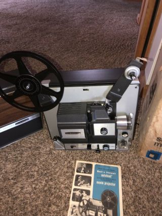 Vintage Bell & Howell Autoload 8 8mm Film Projector Model 466a
